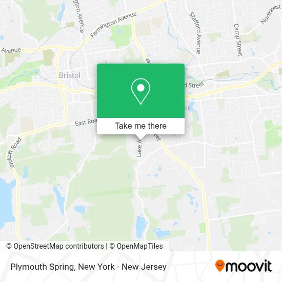 Plymouth Spring map