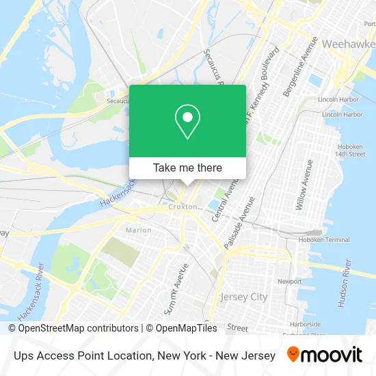 Ups Access Point Location map