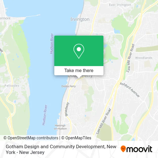 Gotham Design and Community Development map