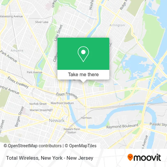 Total Wireless map
