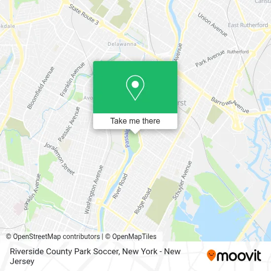Riverside County Park Soccer map