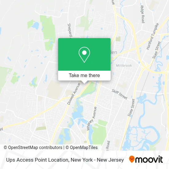 Ups Access Point Location map
