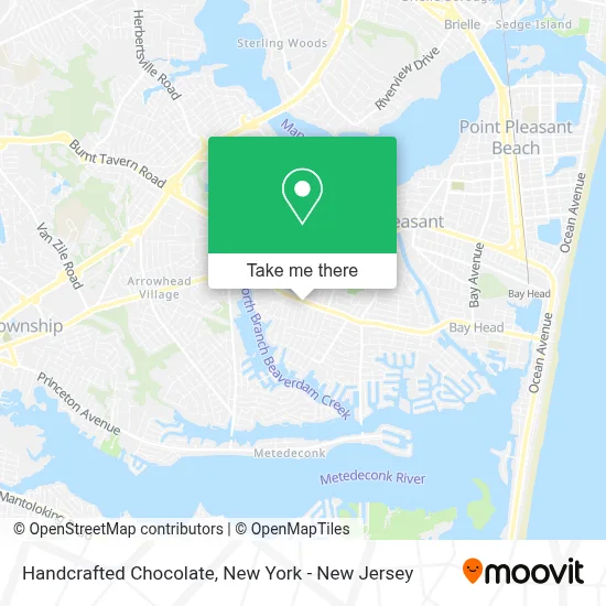 Handcrafted Chocolate map