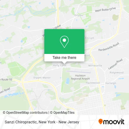 Sanzi Chiropractic map