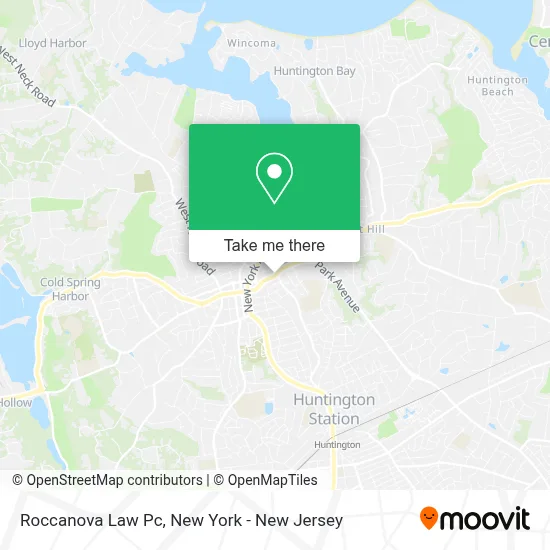 Roccanova Law Pc map