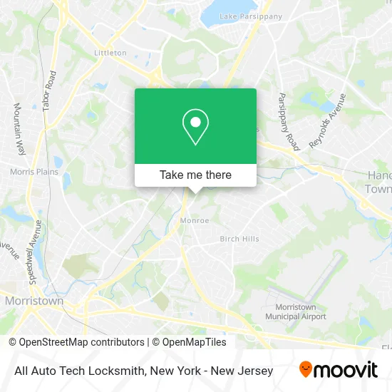 All Auto Tech Locksmith map