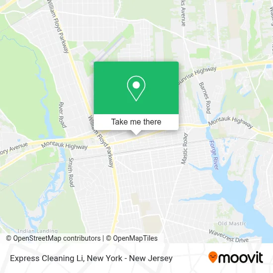 Express Cleaning Li map