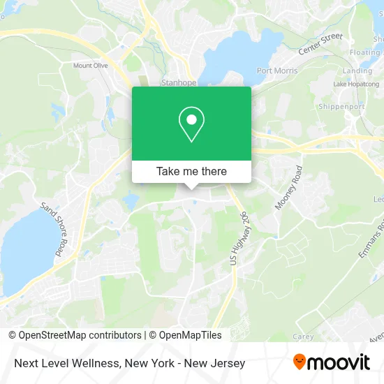 Next Level Wellness map