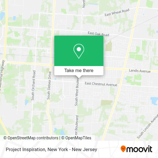 Project Inspiration map