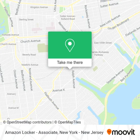 Amazon Locker - Associate map