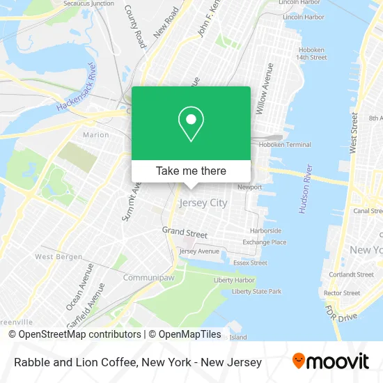 Rabble and Lion Coffee map