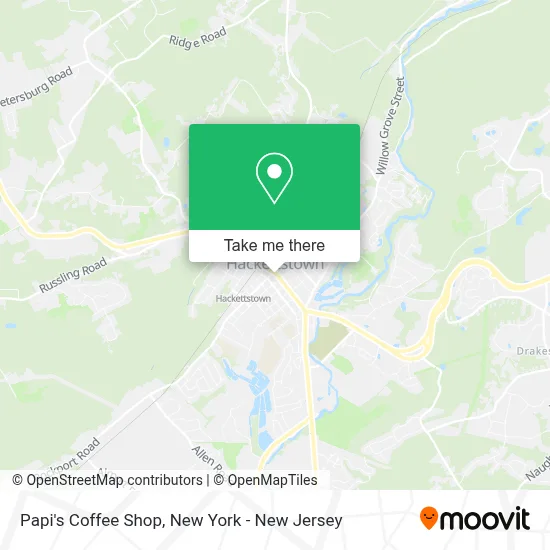 Papi's Coffee Shop map