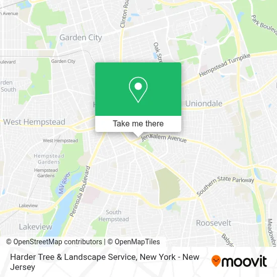 Harder Tree & Landscape Service map
