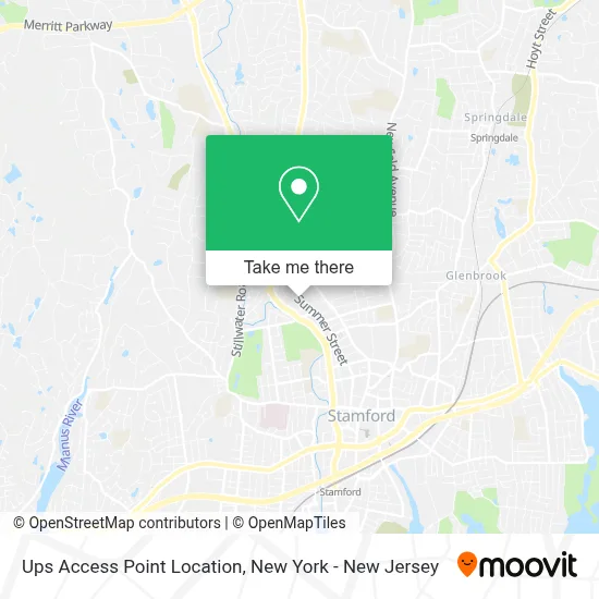 Ups Access Point Location map
