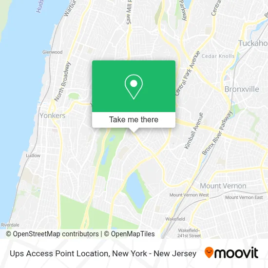 Ups Access Point Location map