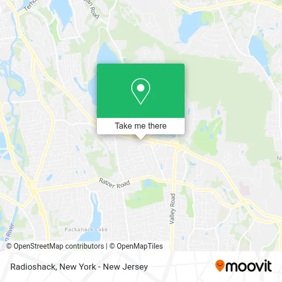 Radioshack map