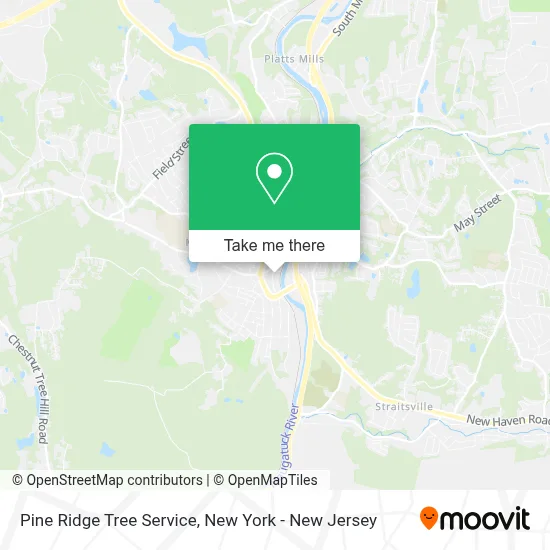 Pine Ridge Tree Service map