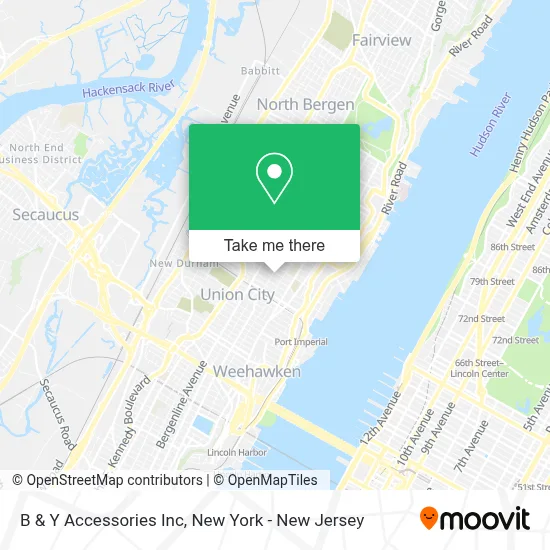B & Y Accessories Inc map