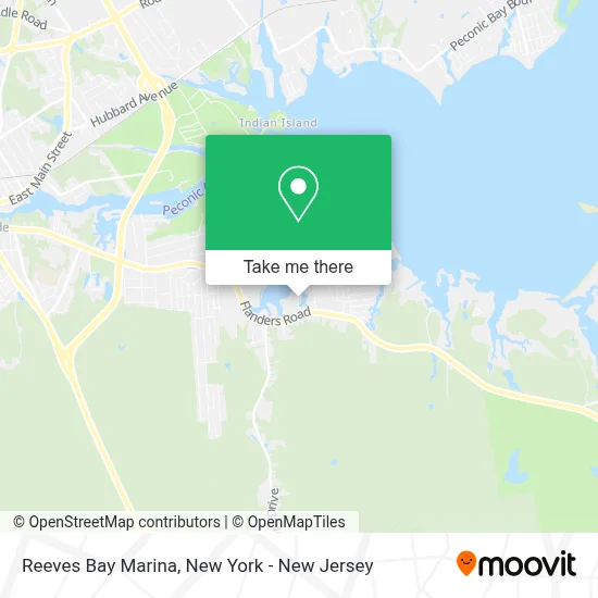 Reeves Bay Marina map