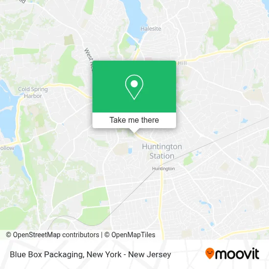Blue Box Packaging map
