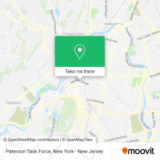Paterson Task Force map