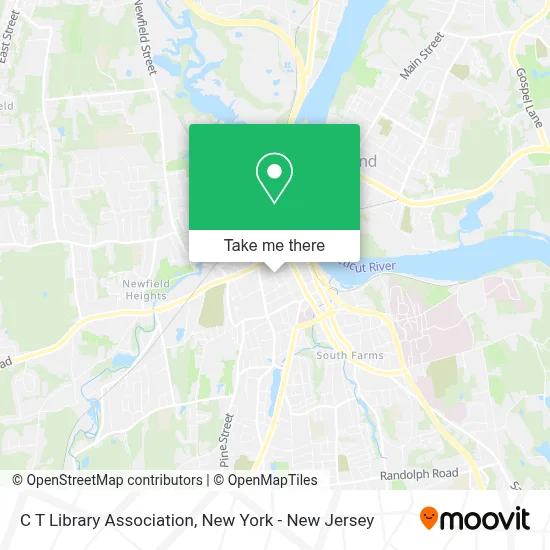 C T Library Association map