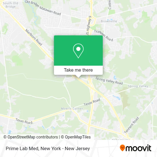 Prime Lab Med map