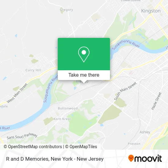 R and D Memories map