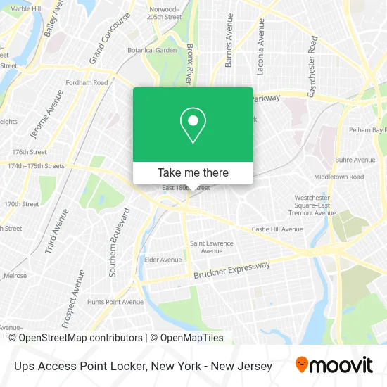 Ups Access Point Locker map