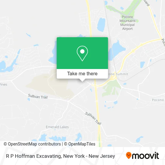 R P Hoffman Excavating map