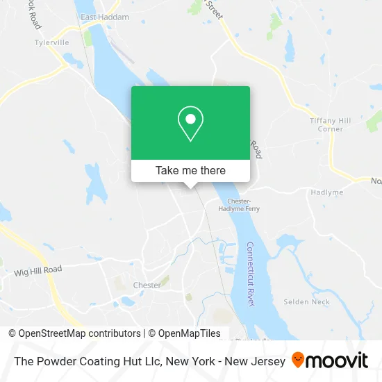 The Powder Coating Hut Llc map