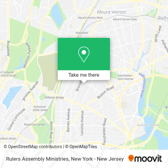 Rulers Assembly Ministries map