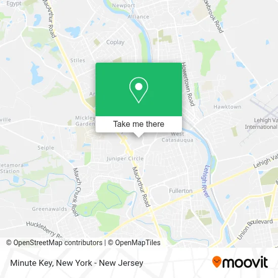 Minute Key map