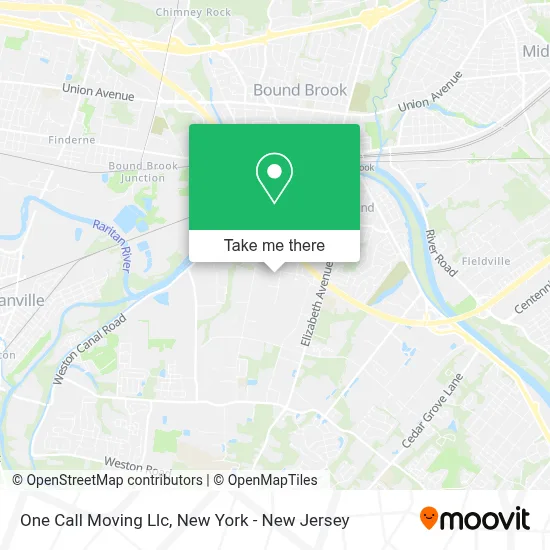 One Call Moving Llc map