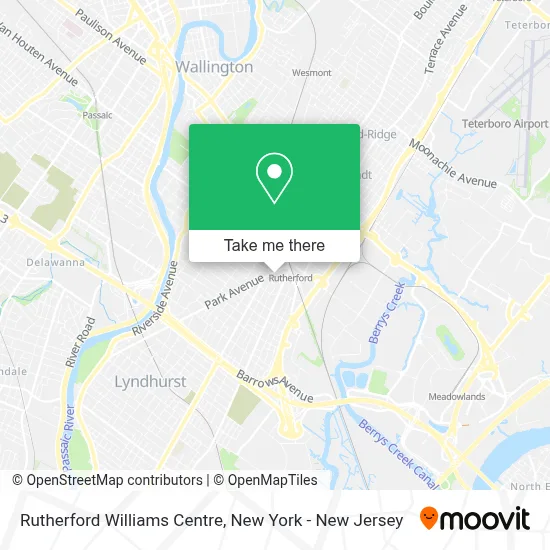 Rutherford Williams Centre map