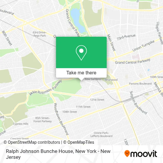 Ralph Johnson Bunche House map