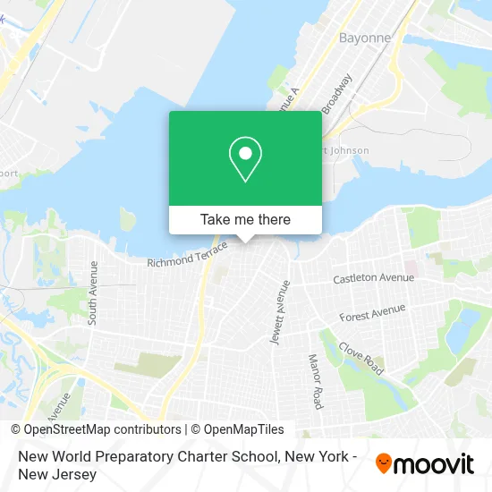 New World Preparatory Charter School map