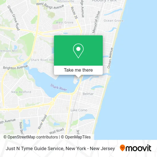 Just N Tyme Guide Service map