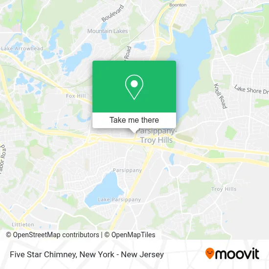 Five Star Chimney map