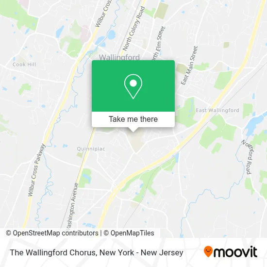 The Wallingford Chorus map