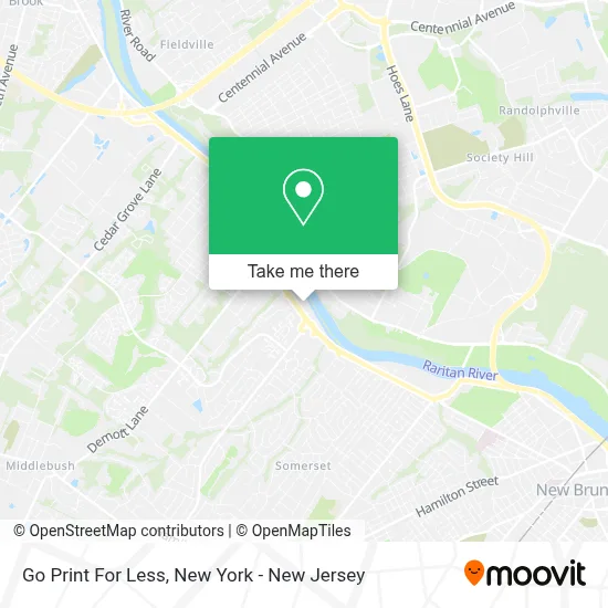 Go Print For Less map