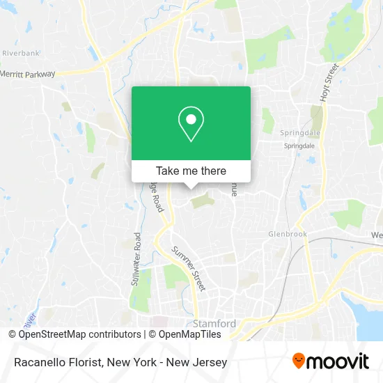 Racanello Florist map
