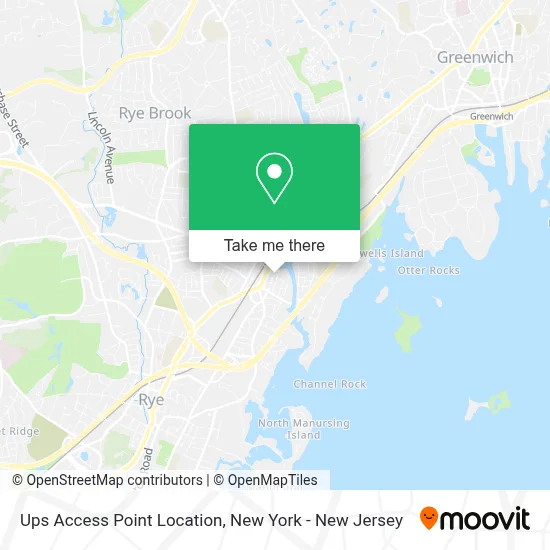 Ups Access Point Location map