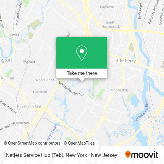 Netjets Service Hub (Teb) map