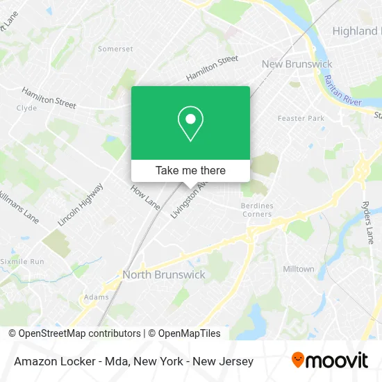 Amazon Locker - Mda map
