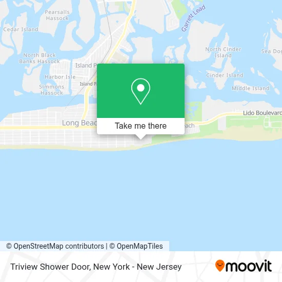 Triview Shower Door map