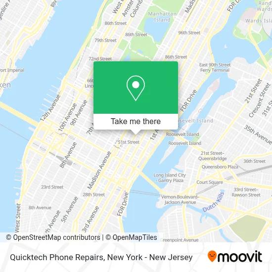 Quicktech Phone Repairs map