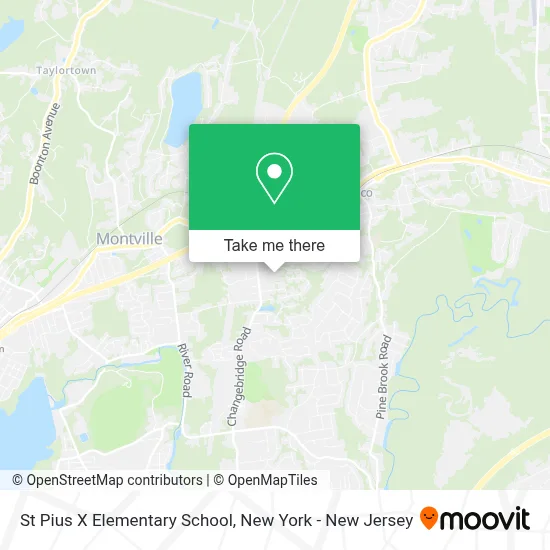 St Pius X Elementary School map