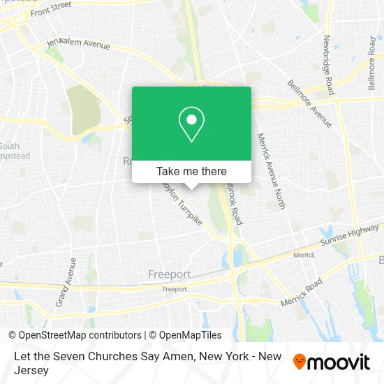 Let the Seven Churches Say Amen map