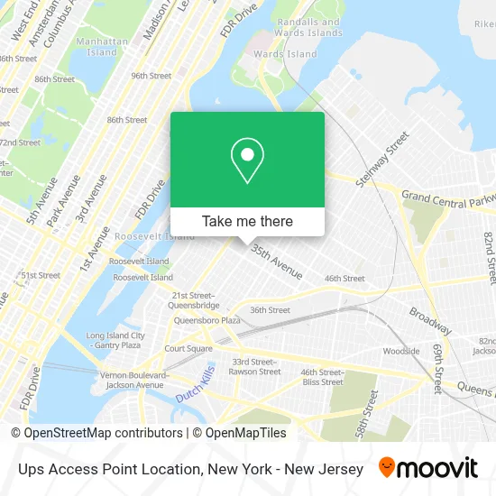 Ups Access Point Location map